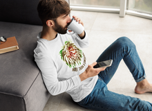 Load image into Gallery viewer, Men's Long Sleeve "More Than a Conqueror" Crew Neck Shirt