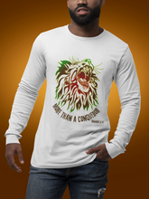 Load image into Gallery viewer, Men's Long Sleeve "More Than a Conqueror" Crew Neck Shirt