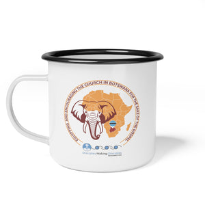 Botswana Elephant Seal Enamel Camp Cup