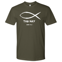 Load image into Gallery viewer, Men&#39;s Long/Short Sleeve &quot;The Way&quot; Crew Neck Shirt
