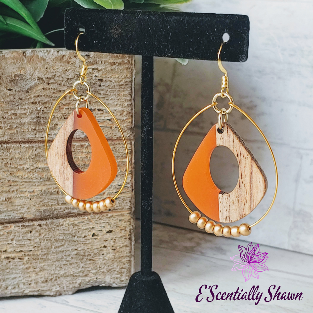 Sweet Tangerine Diffuser Earrings