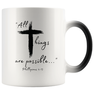"All Things Are Possible" Magic Mugs (2 variations)