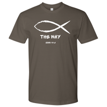 Load image into Gallery viewer, Men&#39;s Long/Short Sleeve &quot;The Way&quot; Crew Neck Shirt
