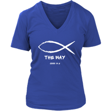 Load image into Gallery viewer, Women&#39;s The Way V Neck Tee
