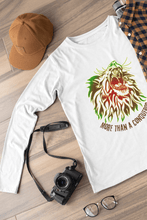 Load image into Gallery viewer, Men&#39;s Long Sleeve &quot;More Than a Conqueror&quot; Crew Neck Shirt
