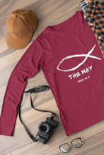 Load image into Gallery viewer, Men&#39;s Long/Short Sleeve &quot;The Way&quot; Crew Neck Shirt
